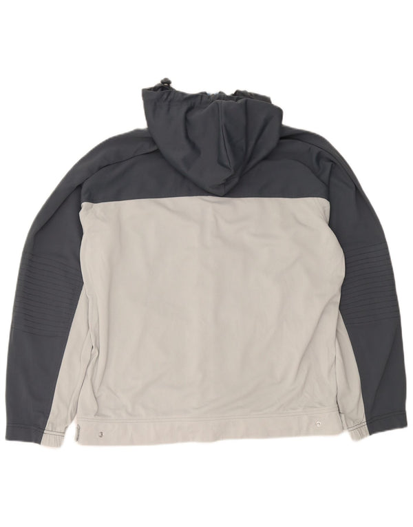 Champion Chaqueta De Chándal Con Capucha Para Hombre Small Grey Colorblock Sports