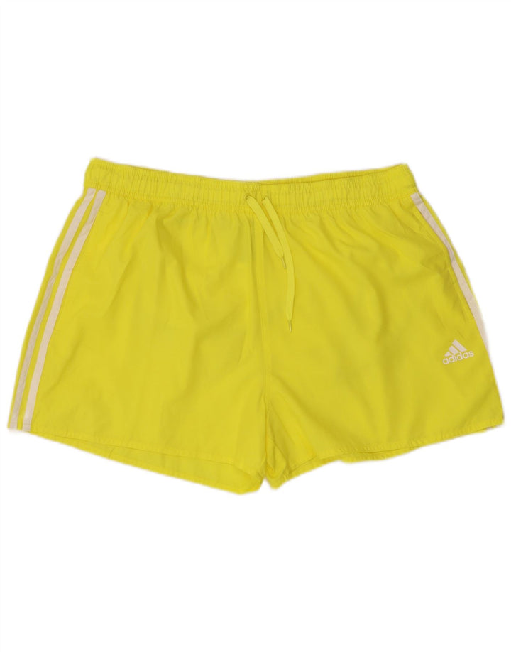Adidas Pantalones Cortos Deportivos Hombre XL Amarillo Poliéster