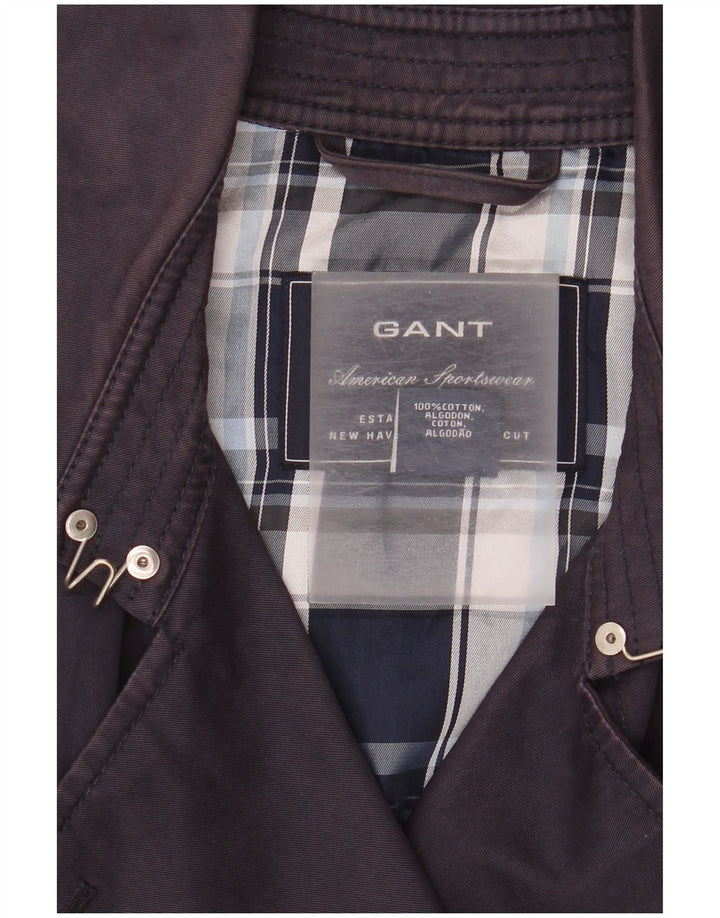 Gabardina Gant para mujer UK 44 Algodón azul marino mediano
