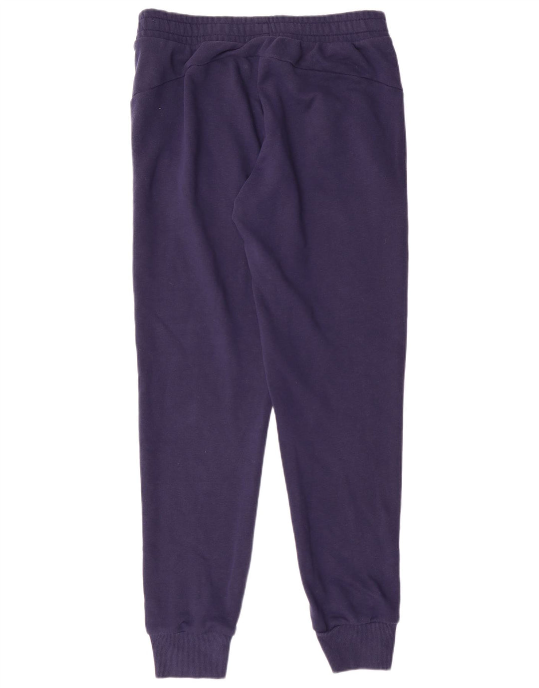 PUMA Pantalones de chándal para mujer Joggers UK 14 Medium Azul marino Algodón