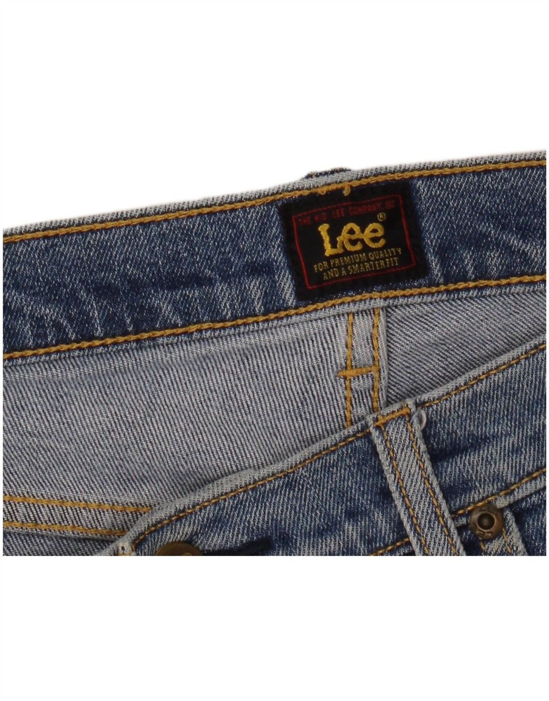 LEE Vaqueros ajustados para hombre W32 L27 Azul