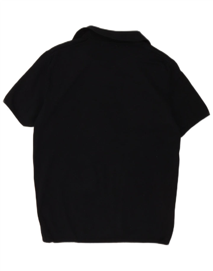 ZARA Hombre Polo Polo Azul Marino Mediano