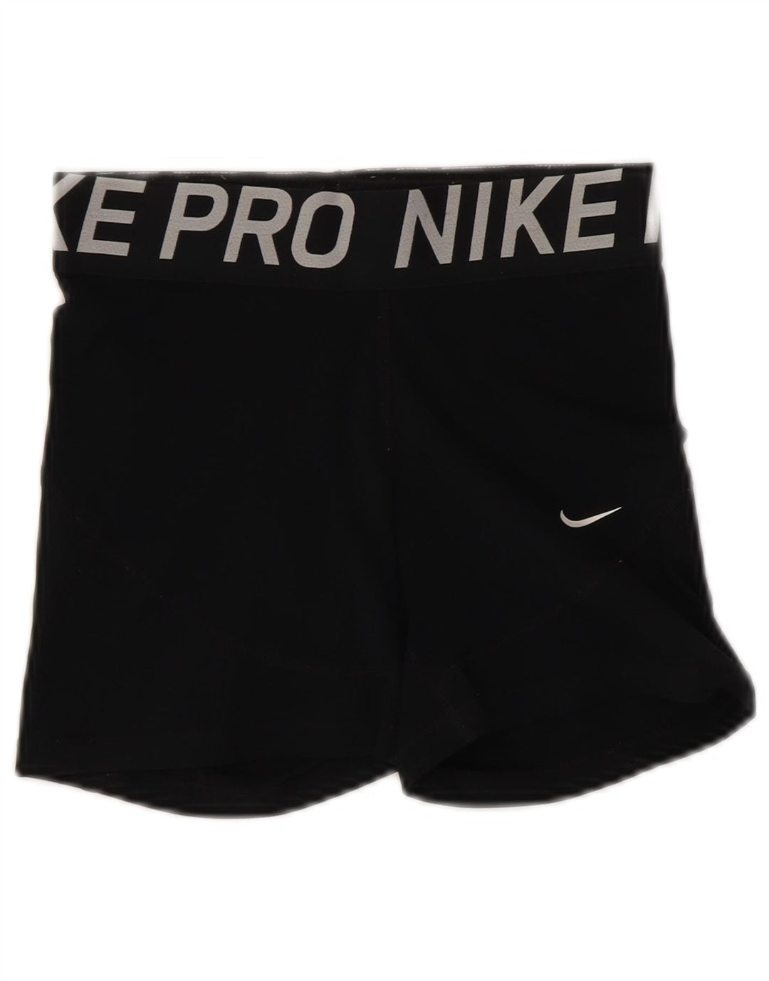 NIKE Pantalones cortos deportivos Dri Fit Graphic para mujer UK 8 Small Poliéster negro