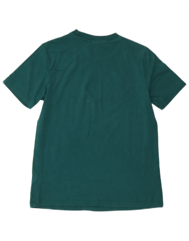 ADIDAS Camiseta gráfica para mujer Top UK 12 Algodón verde medio