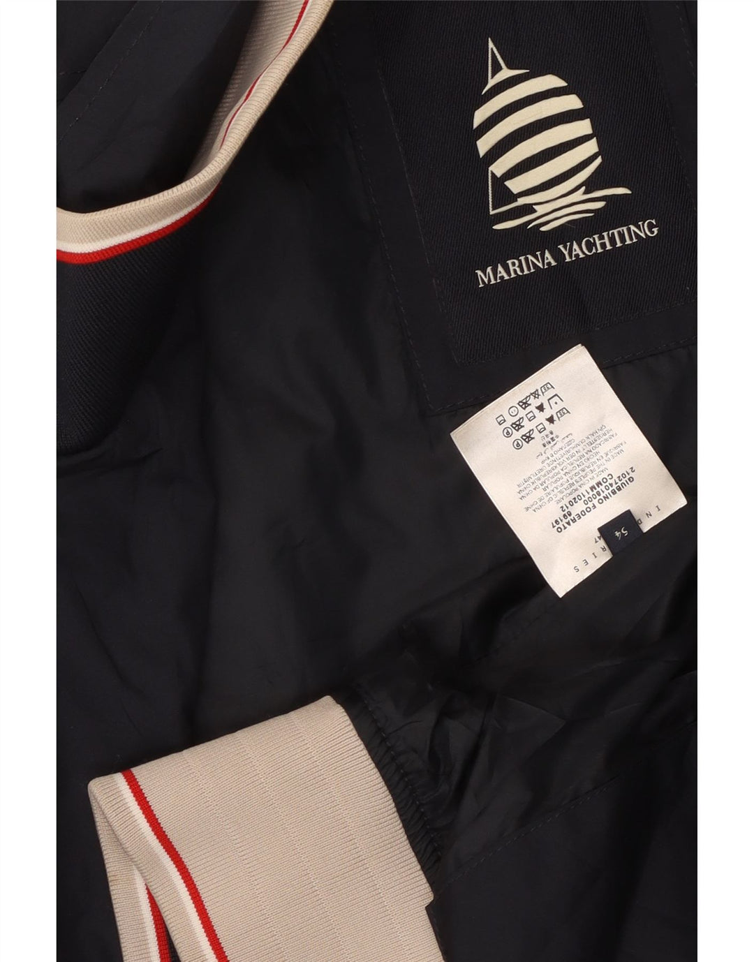 MARINA YACHTING Chaqueta Bomber Hombre IT 54 2XL Azul Marino Poliéster