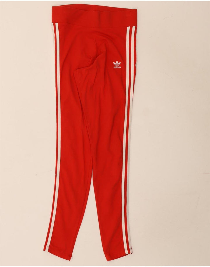 Adidas Leggings para mujer Reino Unido 10 Pequeño Algodón Rojo
