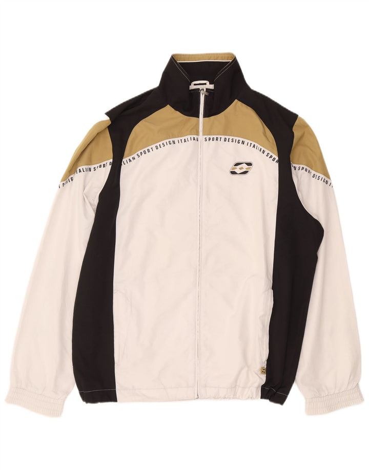 Lotto Chándal completo con gráfico para hombre, 2XL, color blanco