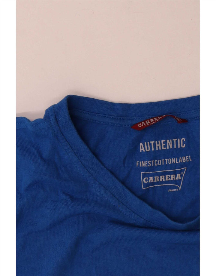 Carrera Camiseta gráfica para hombre Top XL Algodón azul