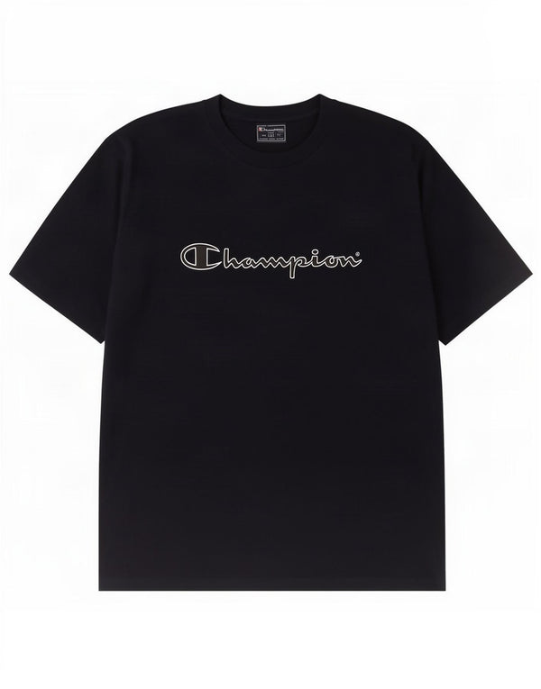 Champion Camiseta Gráfica Para Hombre Top XL Algodón Azul Marino