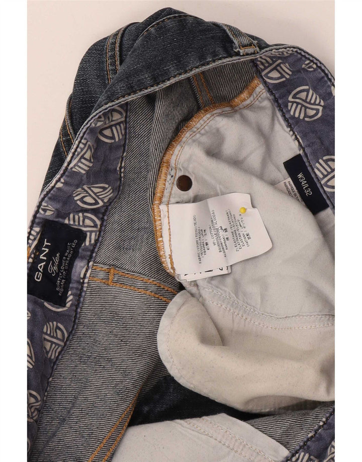 Gant Vaqueros Rectos Regulares Para Hombre W34 L32 Algodón Azul