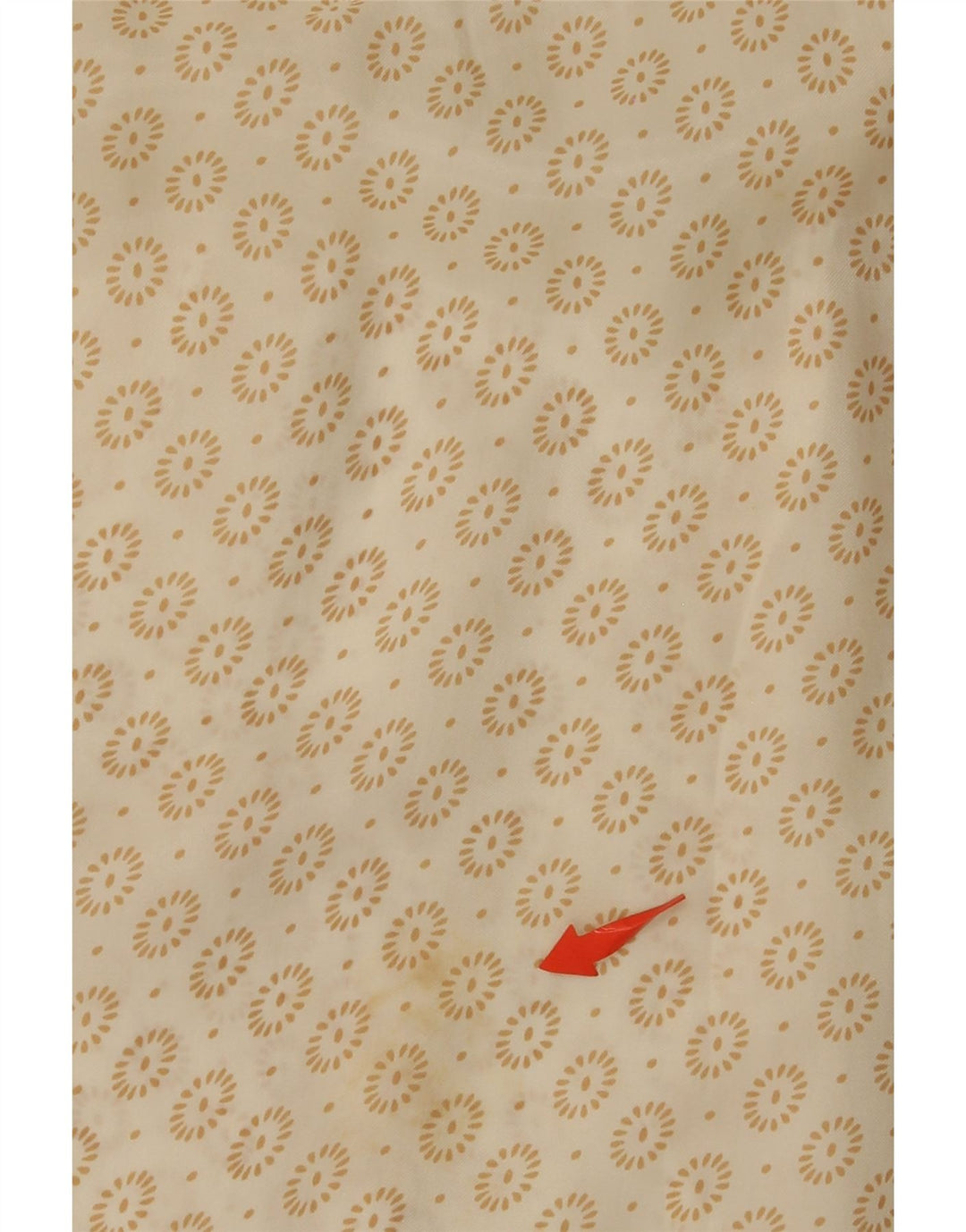 TIPO' S Camisa Hombre XL Off White Floral Cupro