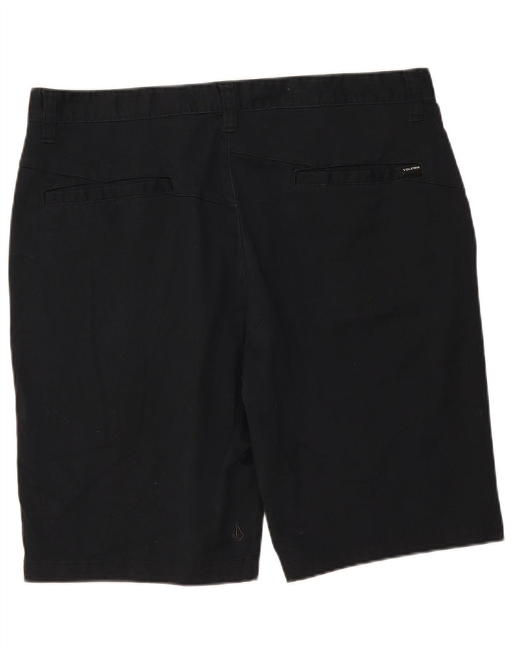 Volcom Pantalones cortos chinos para hombre W38 XL Algodón negro