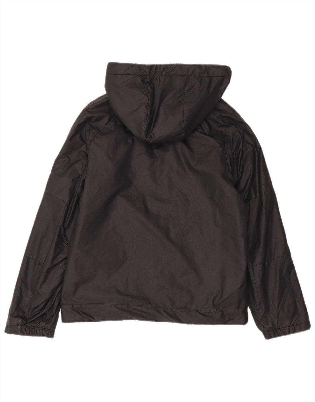 Nike Chaqueta cortavientos con capucha para niños 12-13 años Grande Poliéster negro
