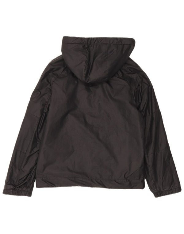 Nike Chaqueta cortavientos con capucha para niños 12-13 años Grande Poliéster negro