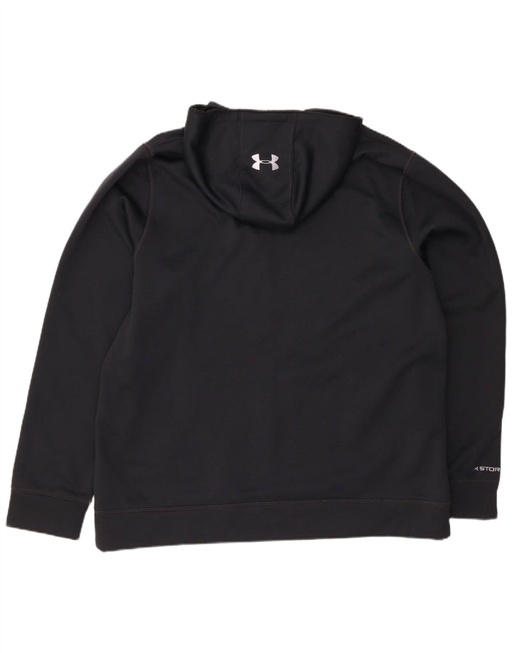 UNDER ARMOUR Jersey con capucha gráfico para hombre XL Poliéster azul marino