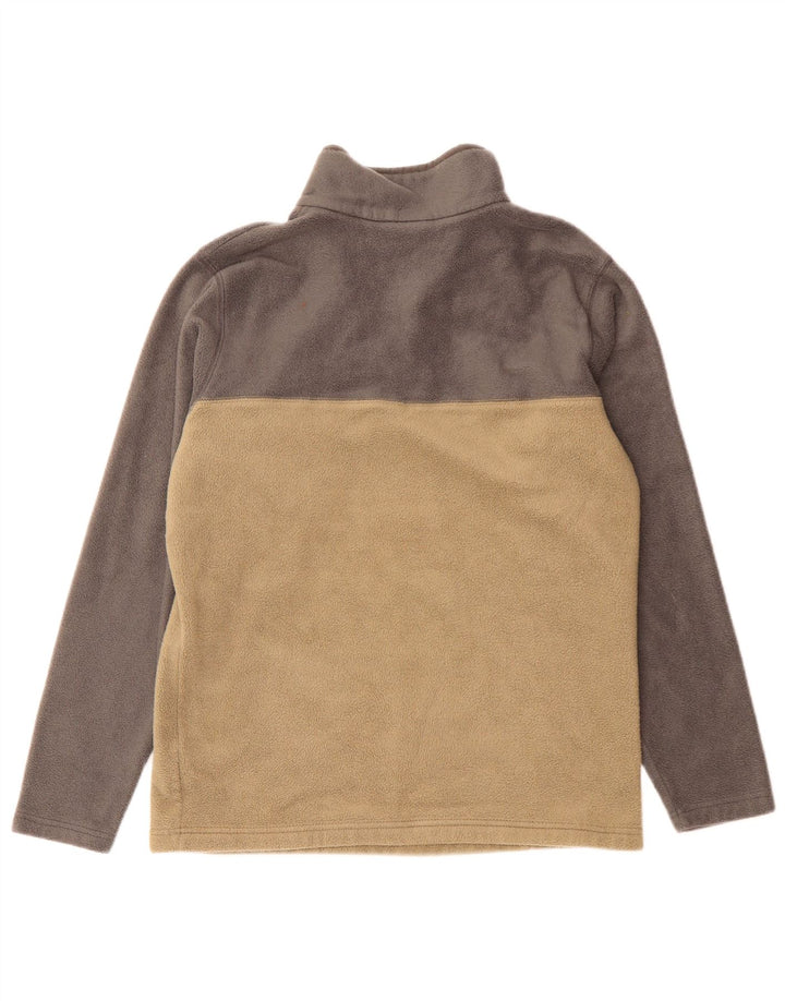 Columbia Jersey De Polar Con Cuello Con Botones Poliéster Color Block En Beige Medio | Hombre