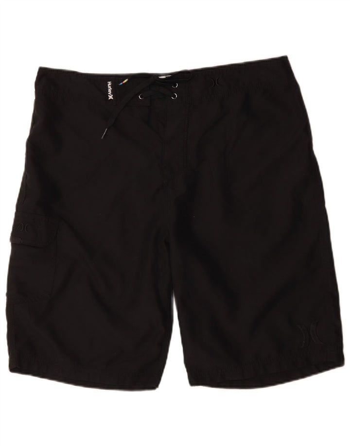 Hurley Bañador Corto Hombre Grande Poliéster Negro