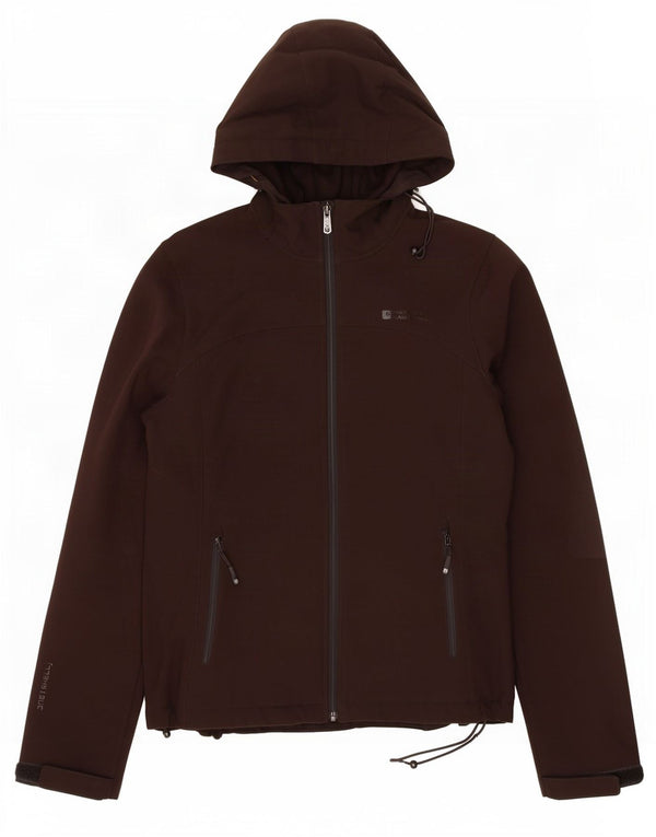 Chaqueta cortavientos con capucha para mujer Mountain Warehouse UK 40 Marrón medio