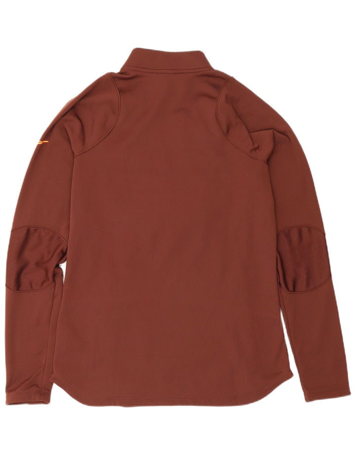 Nike - Chándal Therma-Fit con cremallera y cuello para mujer, talla S, color marrón