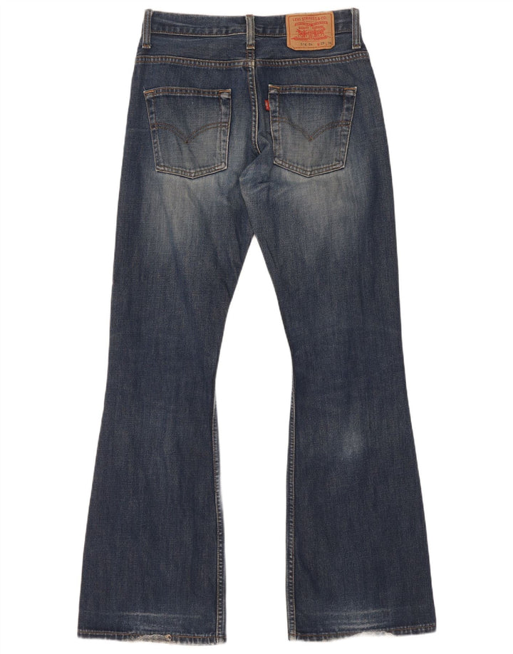 Vaqueros Levi's Mujer 516 Acampanados W29 L34 Azul Marino