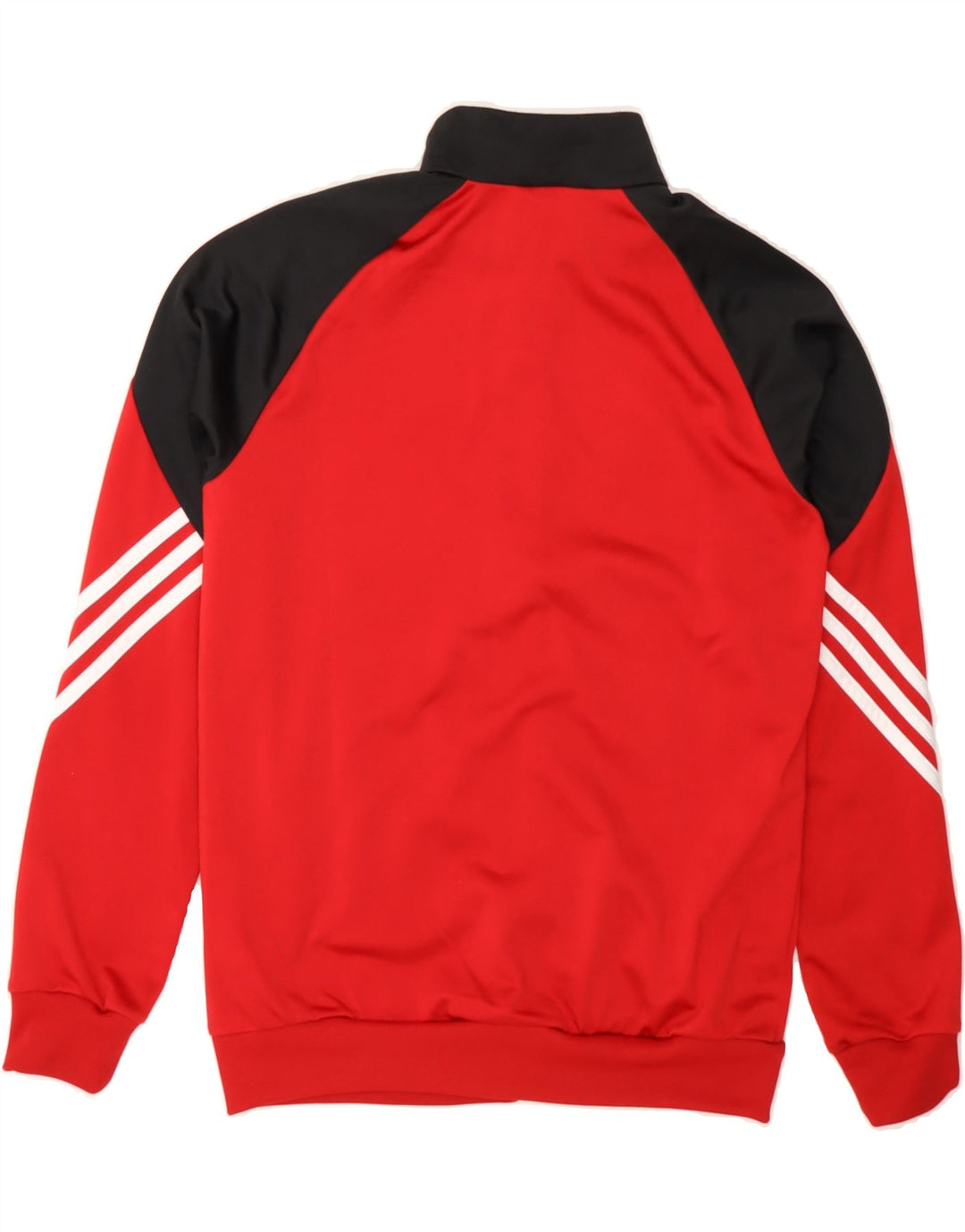 ADIDAS Boys Tracksuit Top Jacket 13-14 Years XL Red Colourblock Polyester Vintage Adidas and Second-Hand Adidas from Messina Hembry 