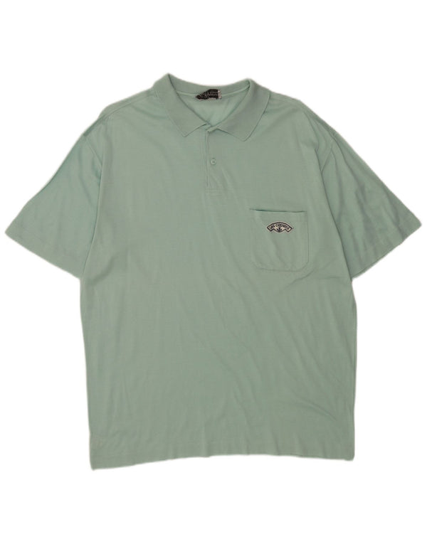 Les Copains Polo Hombre IT 52 Large Verde Algodón