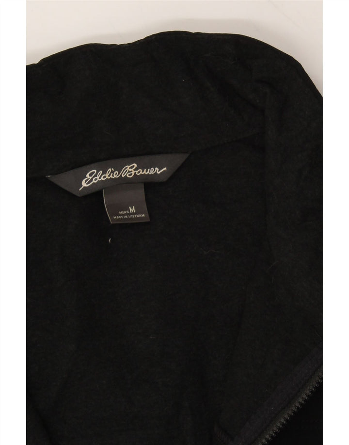 EDDIE BAUER Mens Tracksuit Top Jacket Medium Black Polyester Vintage Eddie Bauer and Second-Hand Eddie Bauer from Messina Hembry 