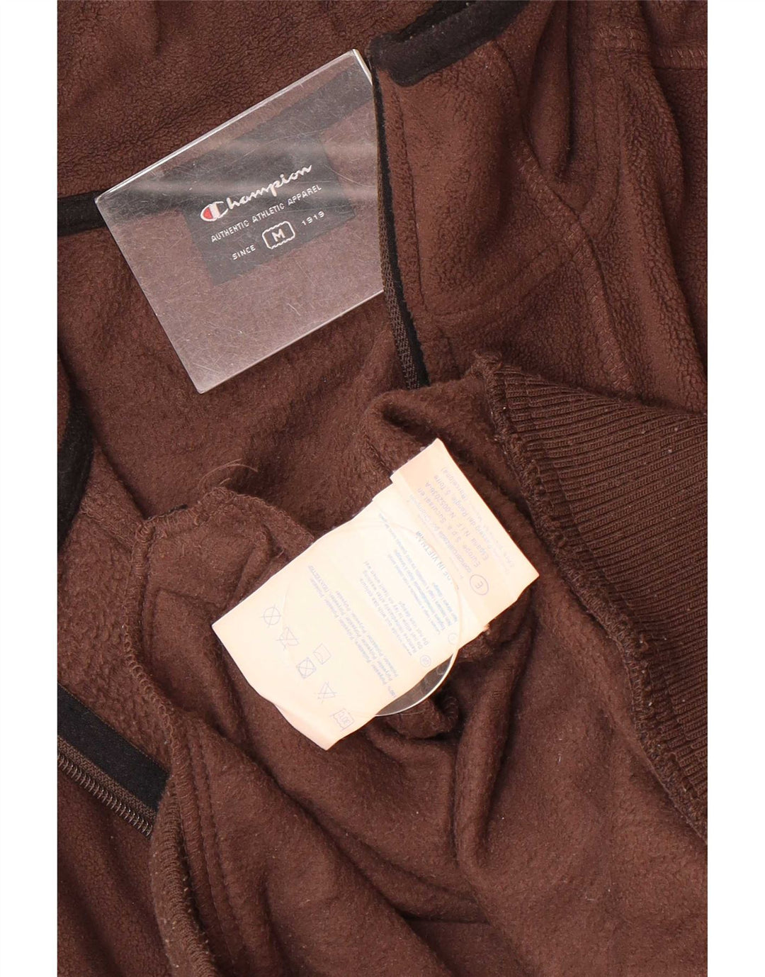 Champion Chaqueta Polar Hombre UK 38 Marrón Medio Poliéster Deportes