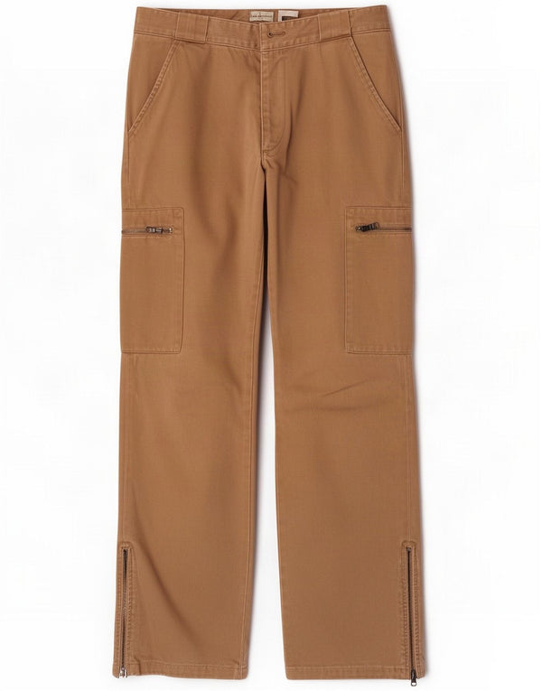 Calvin Klein Jeans Pantalones cargo rectos para hombre W32 L32 Algodón marrón