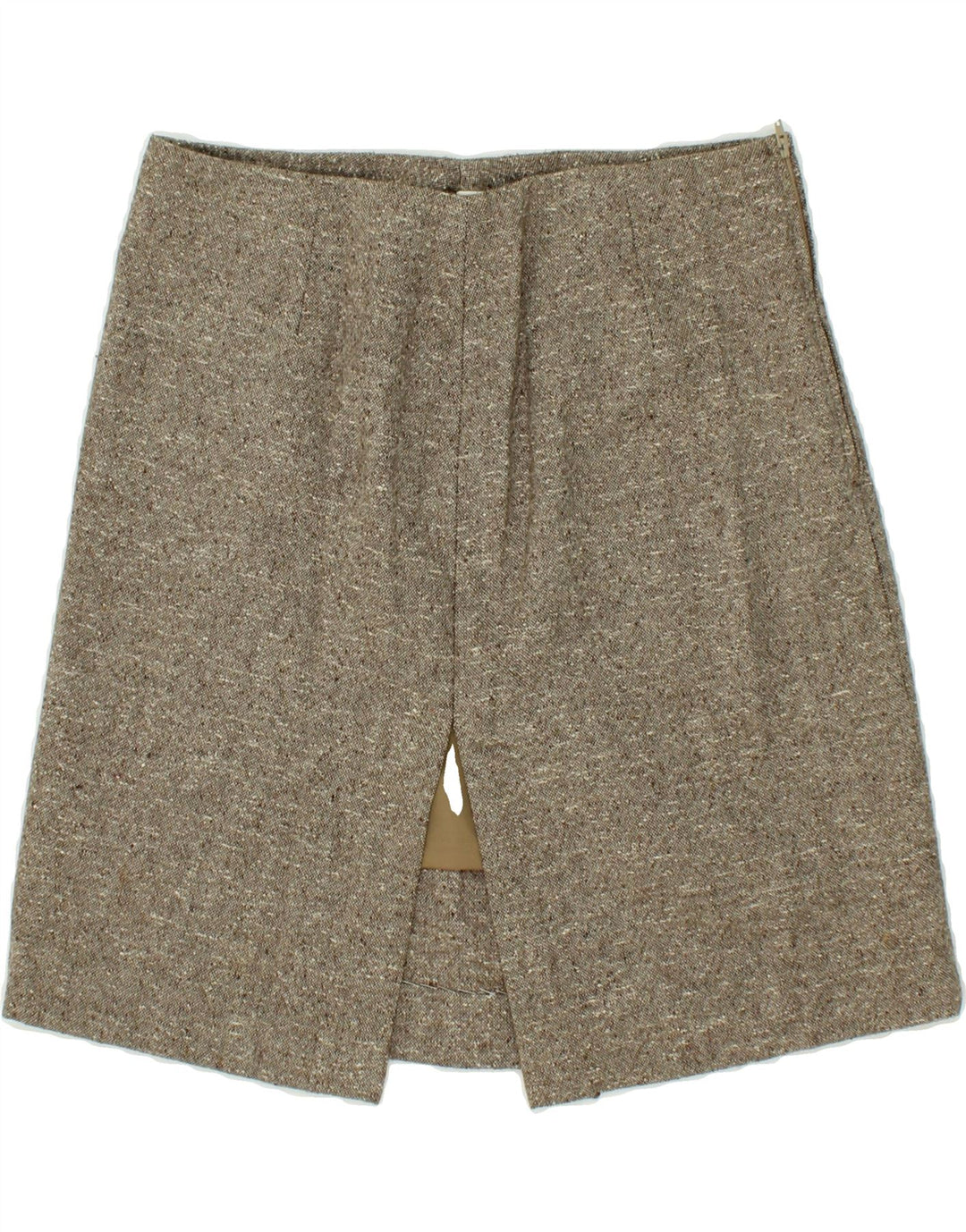 BENETTON Womens Straight Skirt IT 44 Medium W30 Grey Flecked Wool Vintage Benetton and Second-Hand Benetton from Messina Hembry 