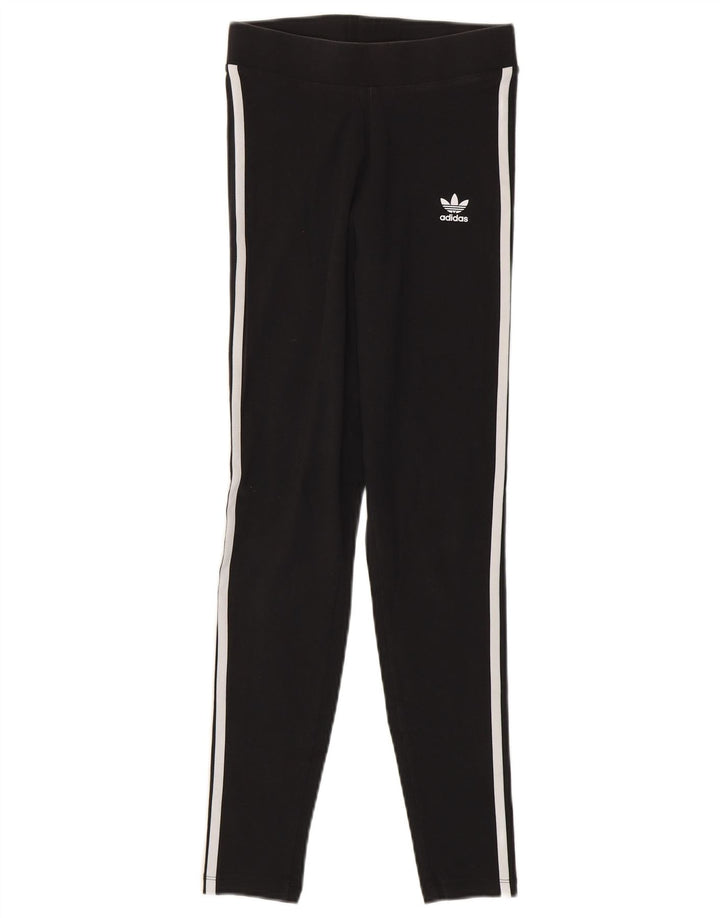 Adidas Leggings para mujer Reino Unido 8 Pequeño Algodón Negro