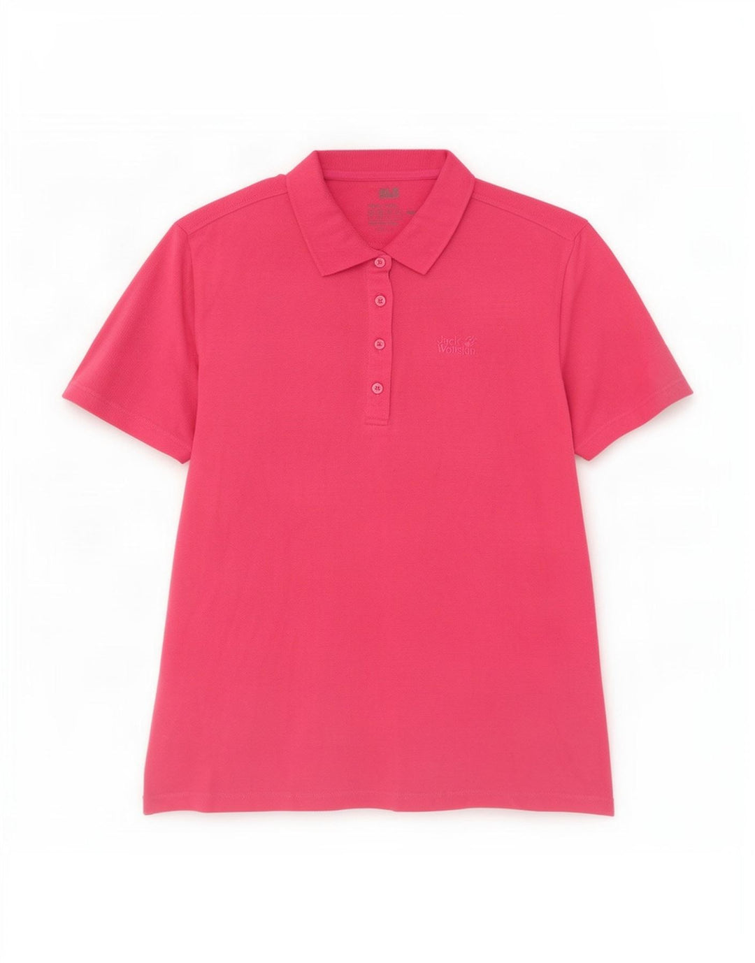 Jack Wolfskin Polo para mujer UK 40 XL Poliéster rosa