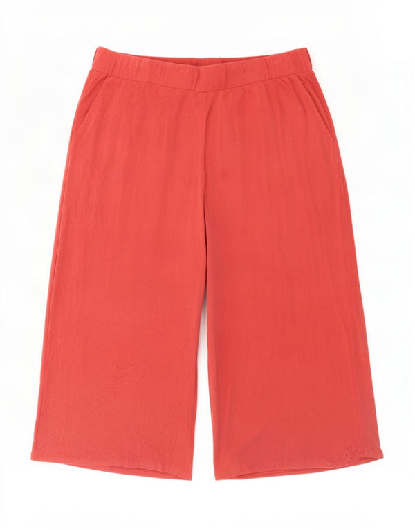 Marks & Spencer Pantalones de Chándal Capri para Mujer UK 40 XL Rojo Modal