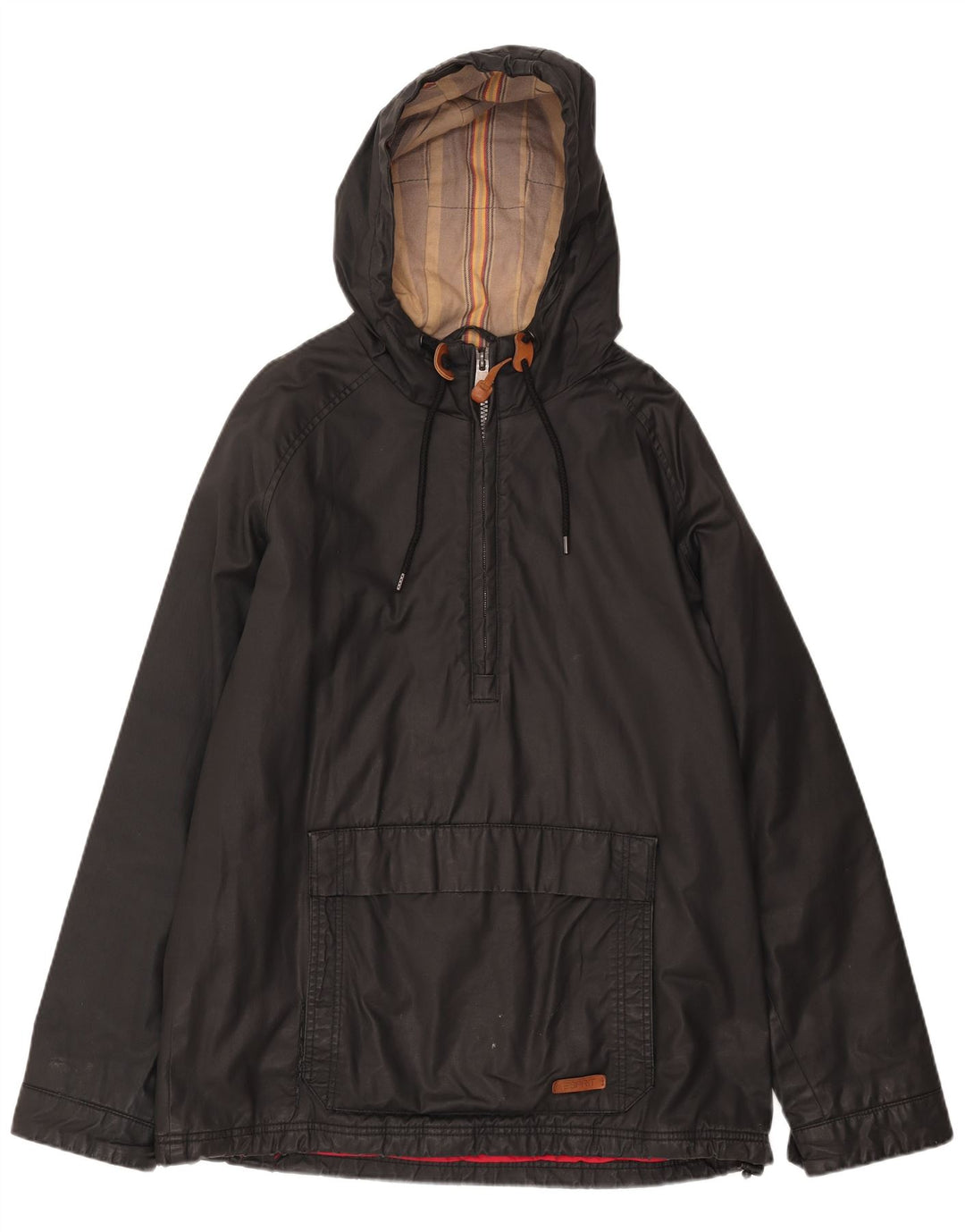 Esprit Chaqueta anorak con capucha para hombre UK 42 XL Negro