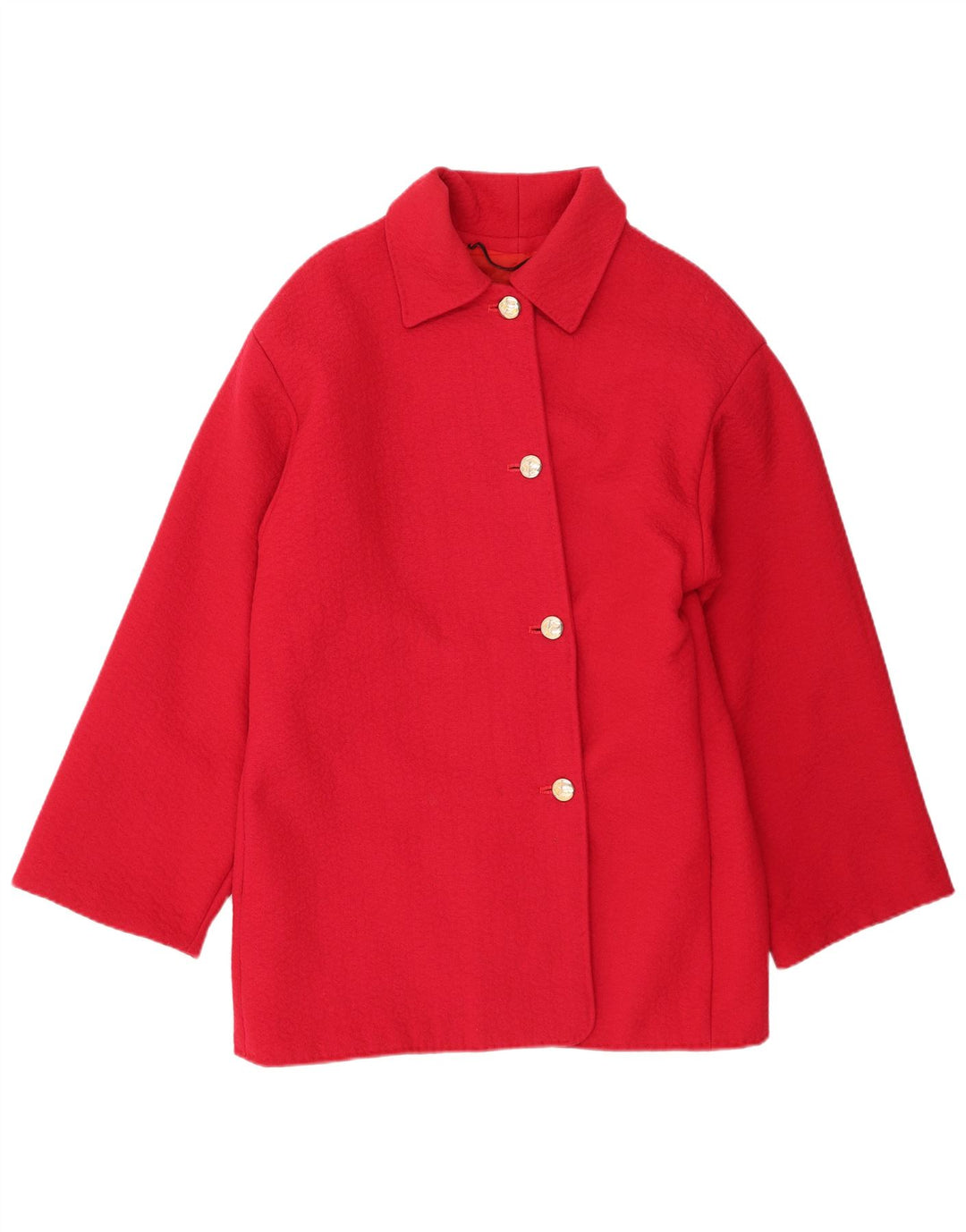 Vintage mujer abrigo Reino Unido 14 rosa medio