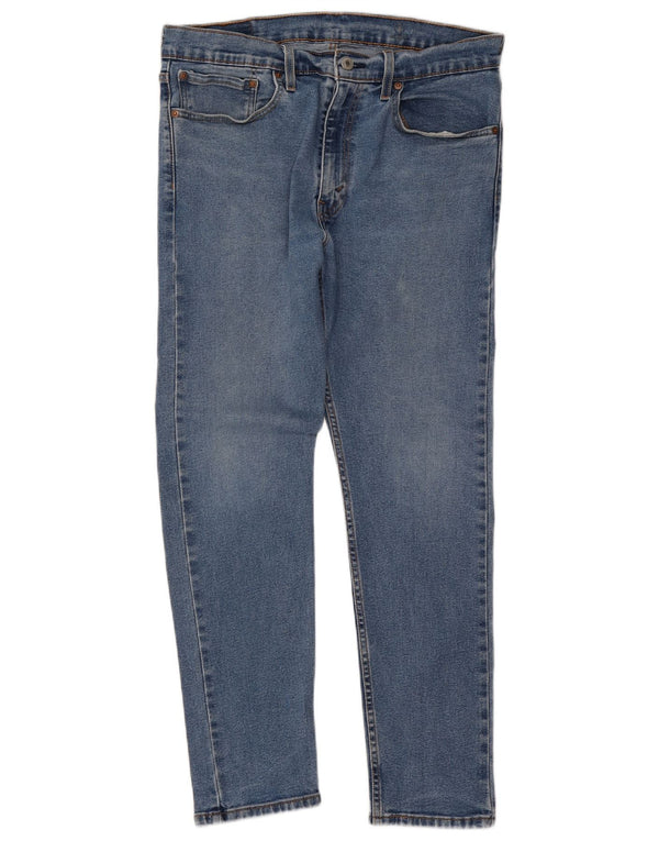 Levi's Hombre 512 Slim Tapered Jeans W34 L30 Algodón Azul