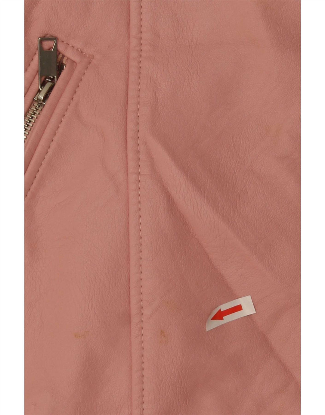 Zara Cazadora Niña Polipiel 13-14 Años Rosa Poliéster