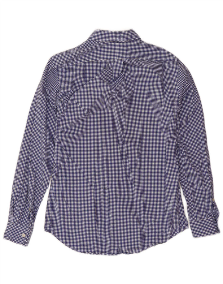 Ralph Lauren Camisa Slim Fit De Algodón A Cuadros Azul Medio Para Hombre