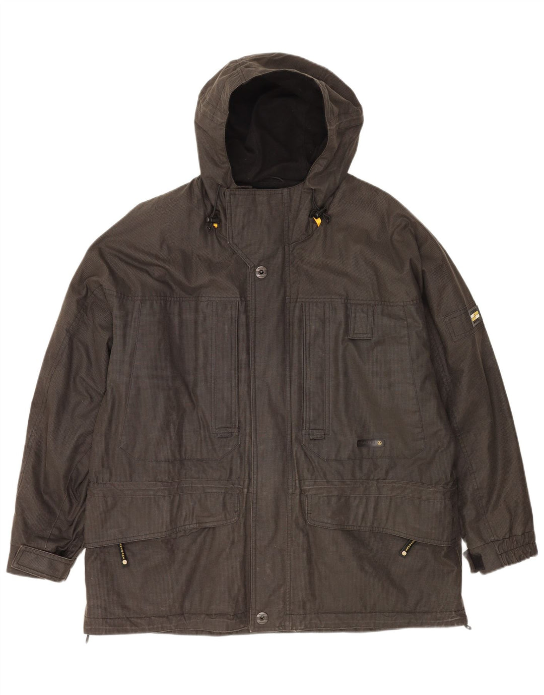 NAVIGARE Chaqueta cortavientos con capucha para hombre UK 42 XL Gris