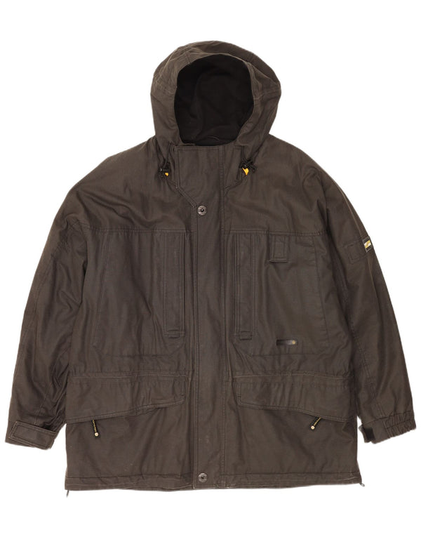 NAVIGARE Chaqueta cortavientos con capucha para hombre UK 42 XL Gris