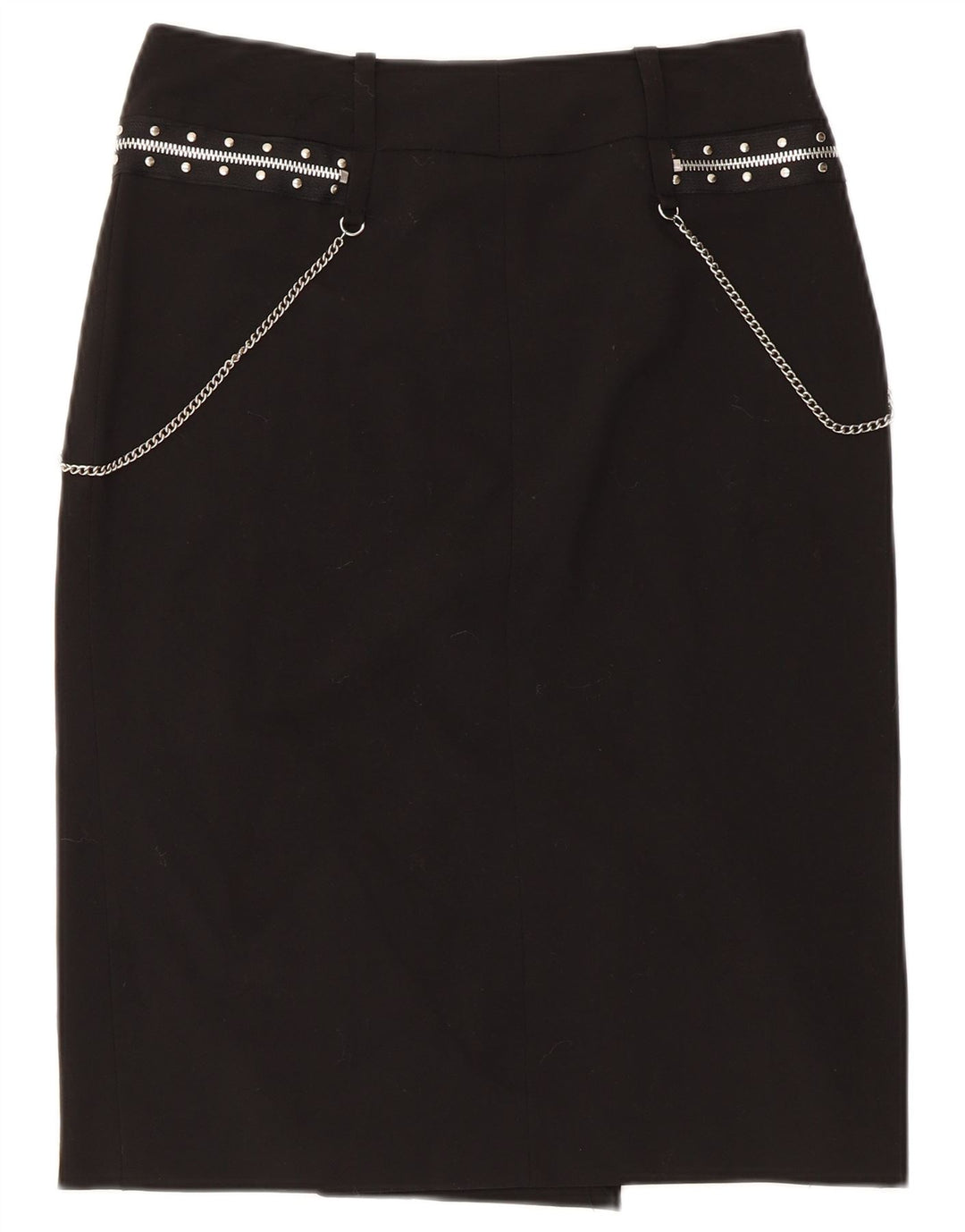 Falda recta para mujer Extyn IT 44 Medium W30 Poliéster negro
