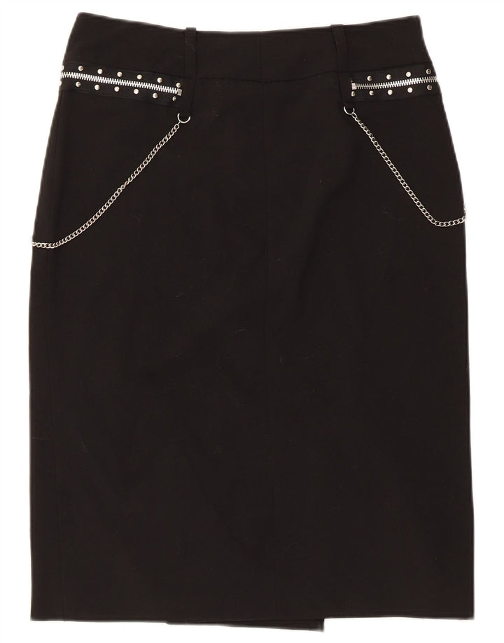 Falda recta para mujer Extyn IT 44 Medium W30 Poliéster negro