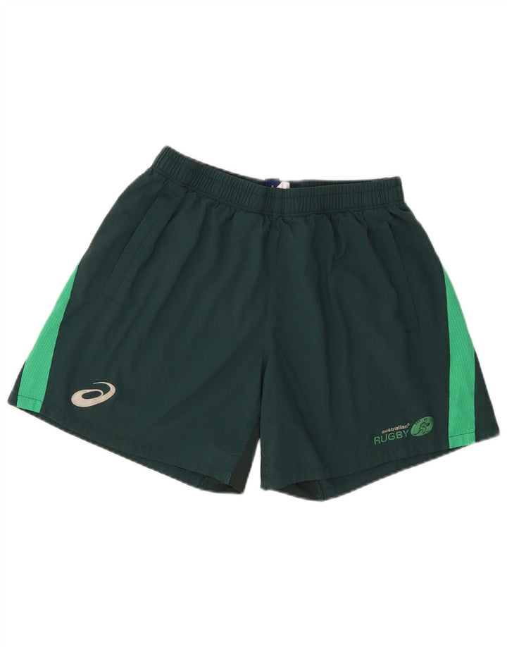Asics Mens Graphic Sport Shorts Grande Verde Colorblock
