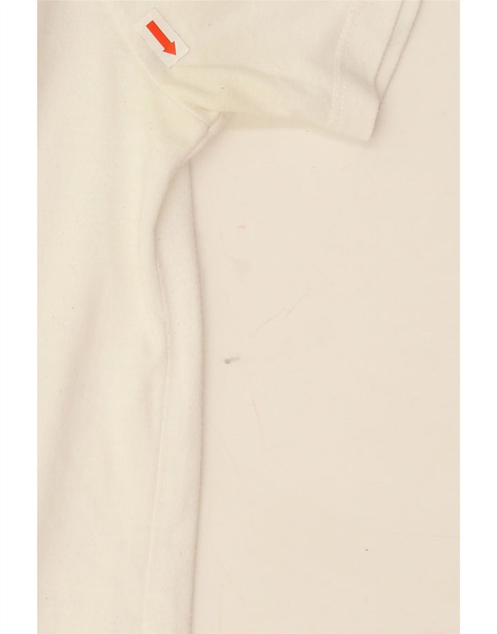 Nike Camiseta gráfica extragrande para mujer UK 6 XS Poliéster blanco