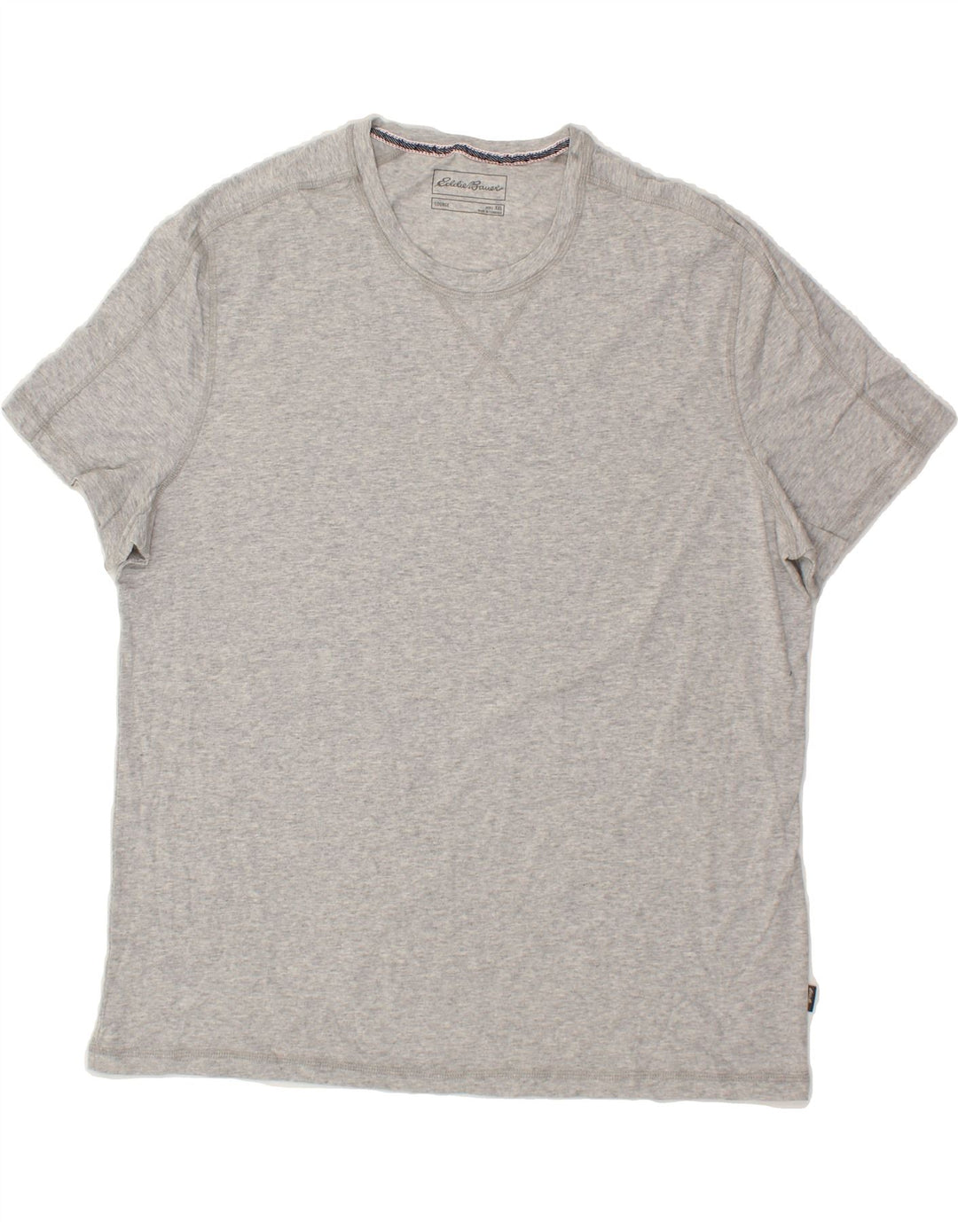 EDDIE BAUER Mens T-Shirt Top 2XL Grey Cotton Vintage Eddie Bauer and Second-Hand Eddie Bauer from Messina Hembry 