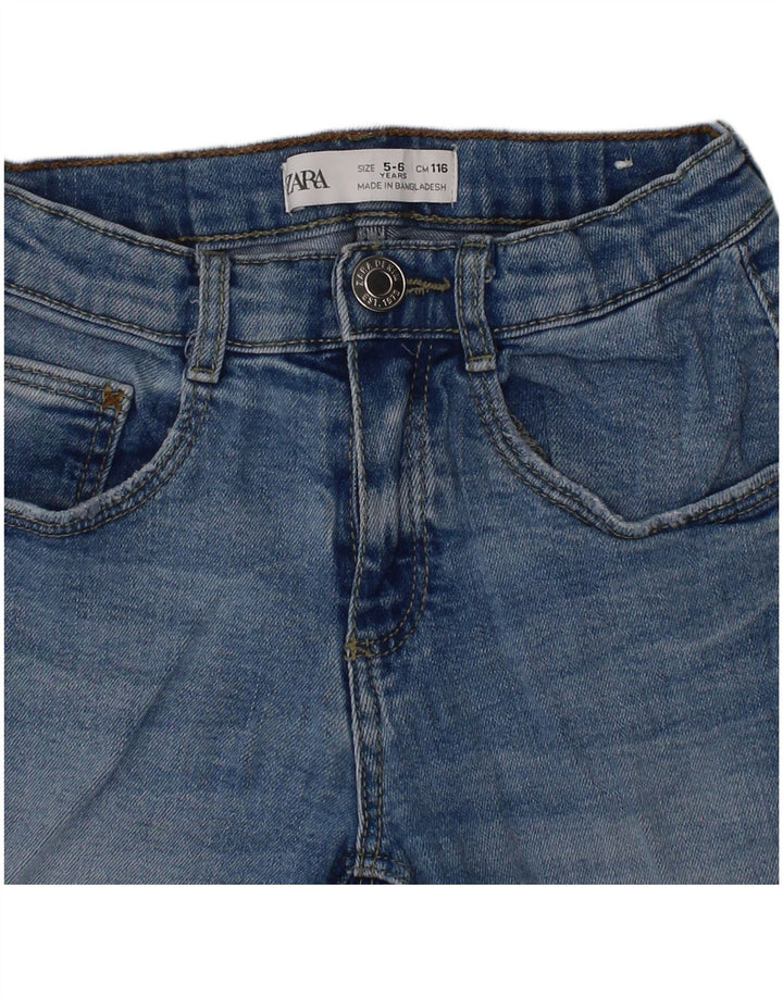 Zara Shorts Vaqueros Niño 5-6 Años W20 Azul