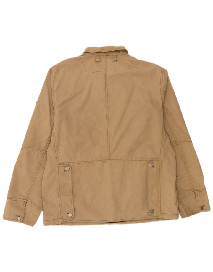 Braddock Chaqueta utilitaria para hombre Reino Unido 40 Grande Algodón beige