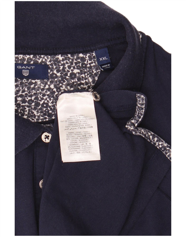 Polo Gant Mujer 2XL Azul Marino Algodón