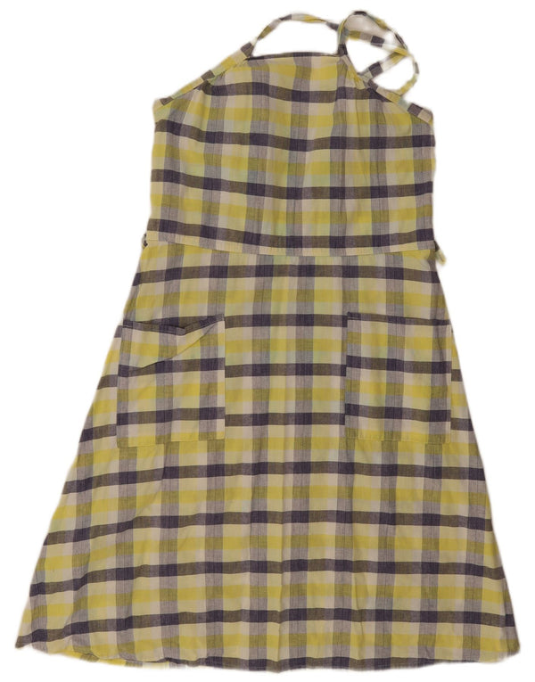 Vestido tipo delantal para mujer Frette IT 45 Medium Yellow Check