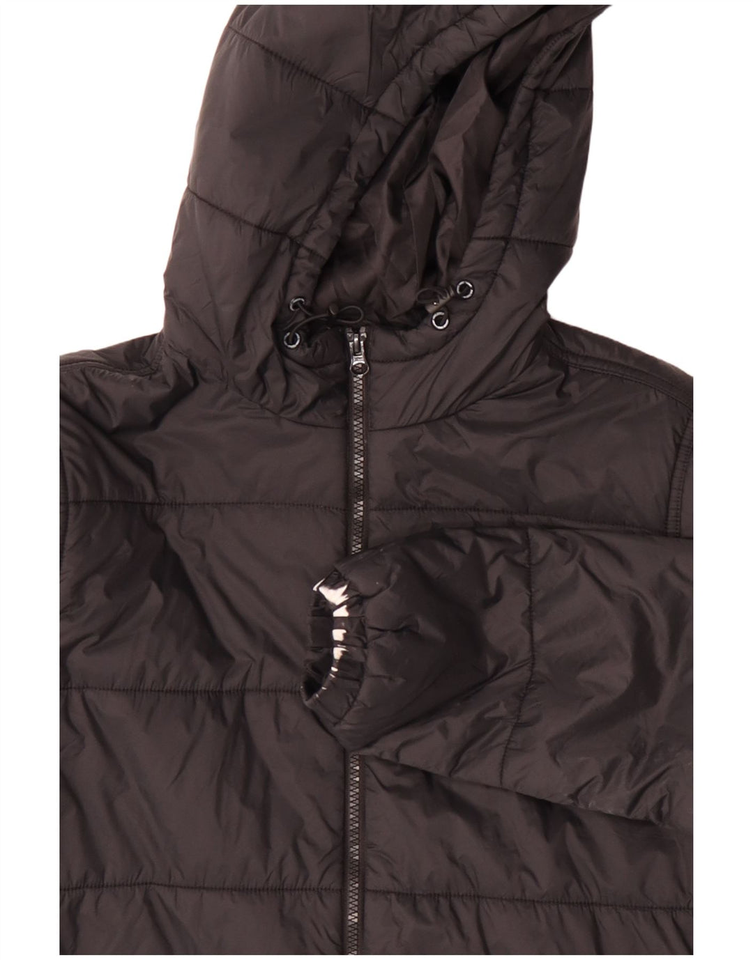 VANS Chaqueta acolchada con capucha para hombre UK 36 Small Black Nylon